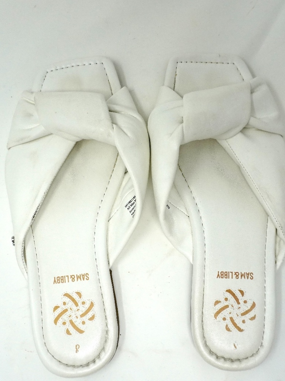 Sam & Libby Women's White Sandals
